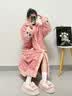 百慕倾臣HelloKitty猫棉拖鞋女士冬季包跟2026新款毛绒防滑月子鞋棉鞋女款 kt猫【包根更保暖】 38-39 适合37-38 实拍图