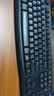 罗技（Logitech）MK120 键鼠套装 有线键鼠套装 办公键鼠套装 电脑键盘 USB即插即用 全尺寸 黑色 实拍图