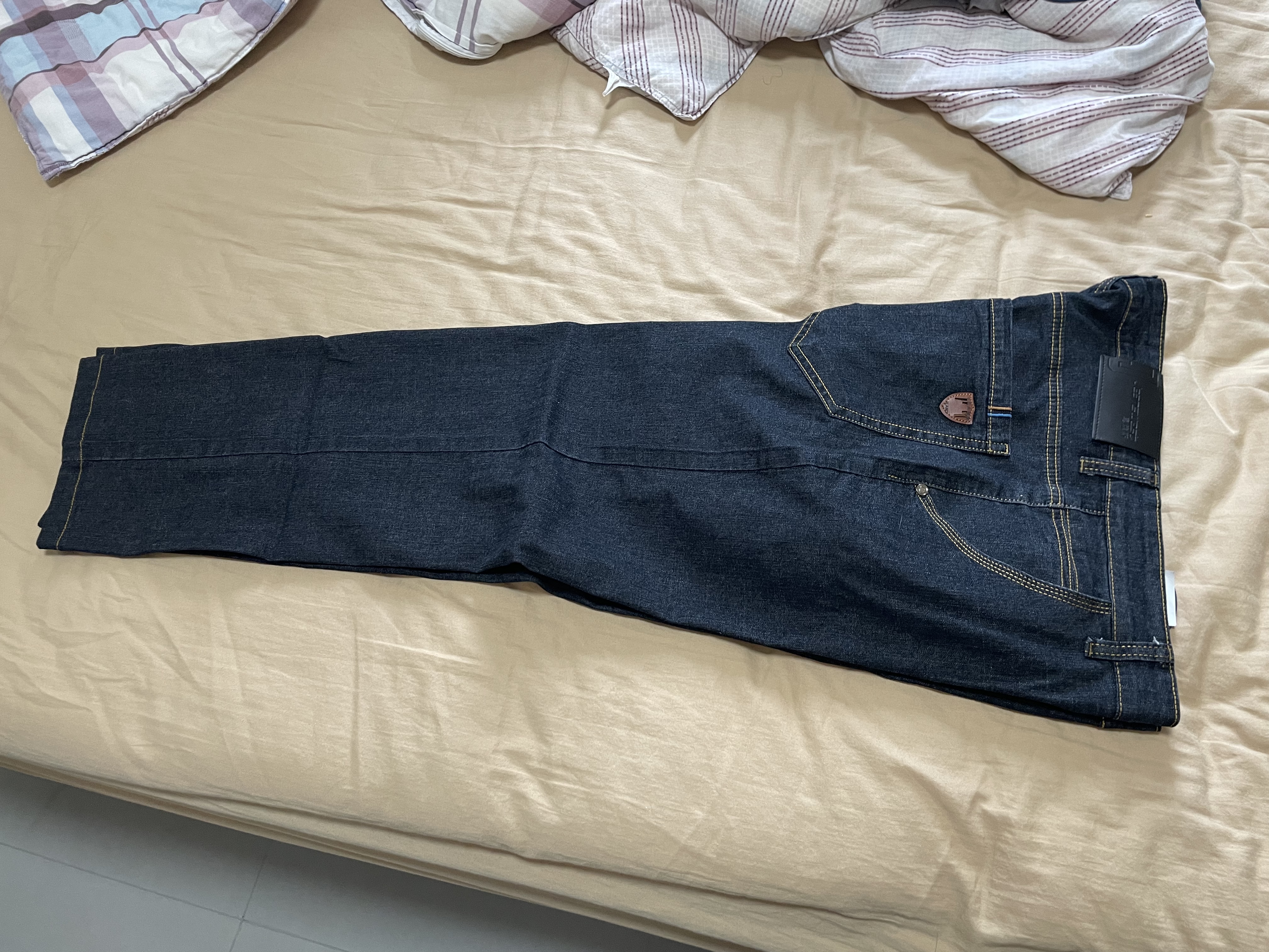 真维斯（Jeanswest）牛仔裤男2026夏季薄款宽松直筒裤百搭男裤子休闲长裤黑色33 实拍图