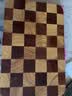 炊大皇家用抗菌切菜板砧板乌檀木橡胶木主厨棋盘格菜板小号34*22*2.5cm 实拍图