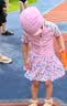 361°儿童泳衣女童女孩夏季可爱连体裙式平角中大童游泳衣装备泳装 实拍图