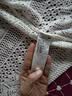 优衣库镂空V领针织开衫女装/毛衣毛衫外套485724 01 乳白色 XL 实拍图