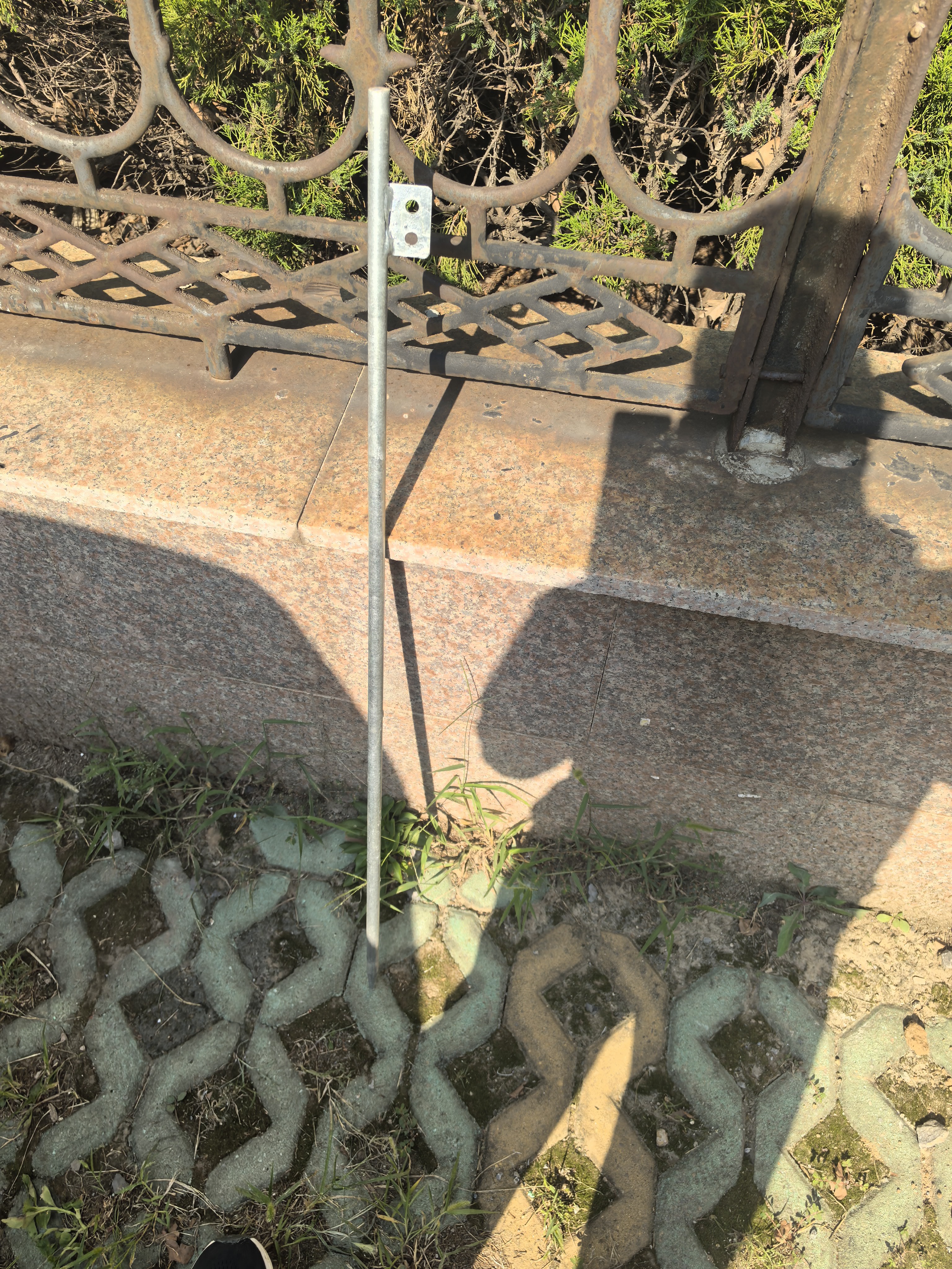 铸固接地针 镀锌圆钢接地桩避雷针家用接地棒工程防雷接地极地线杆 一字焊板16mm*1000mm热镀锌 实拍图