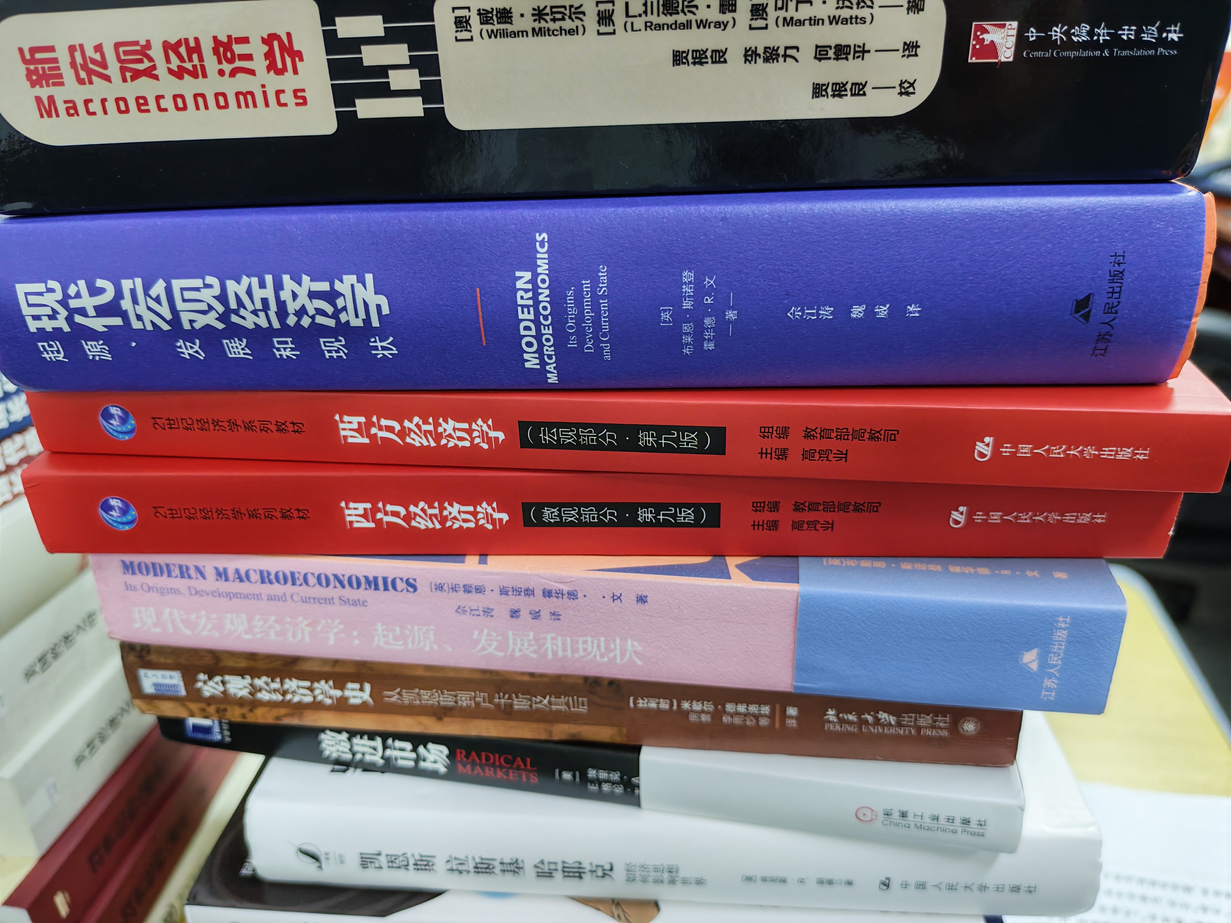 高鸿业西方经济学第9版 微观部分+宏观部分 第九版 套装共2册 中国人民大学出版社 晒单实拍图