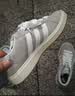 adidas 面包鞋 GRAND COURT BASE 00s休闲板鞋平底鞋男女阿迪达斯 浅灰/白色/树脂黄   39 晒单实拍图