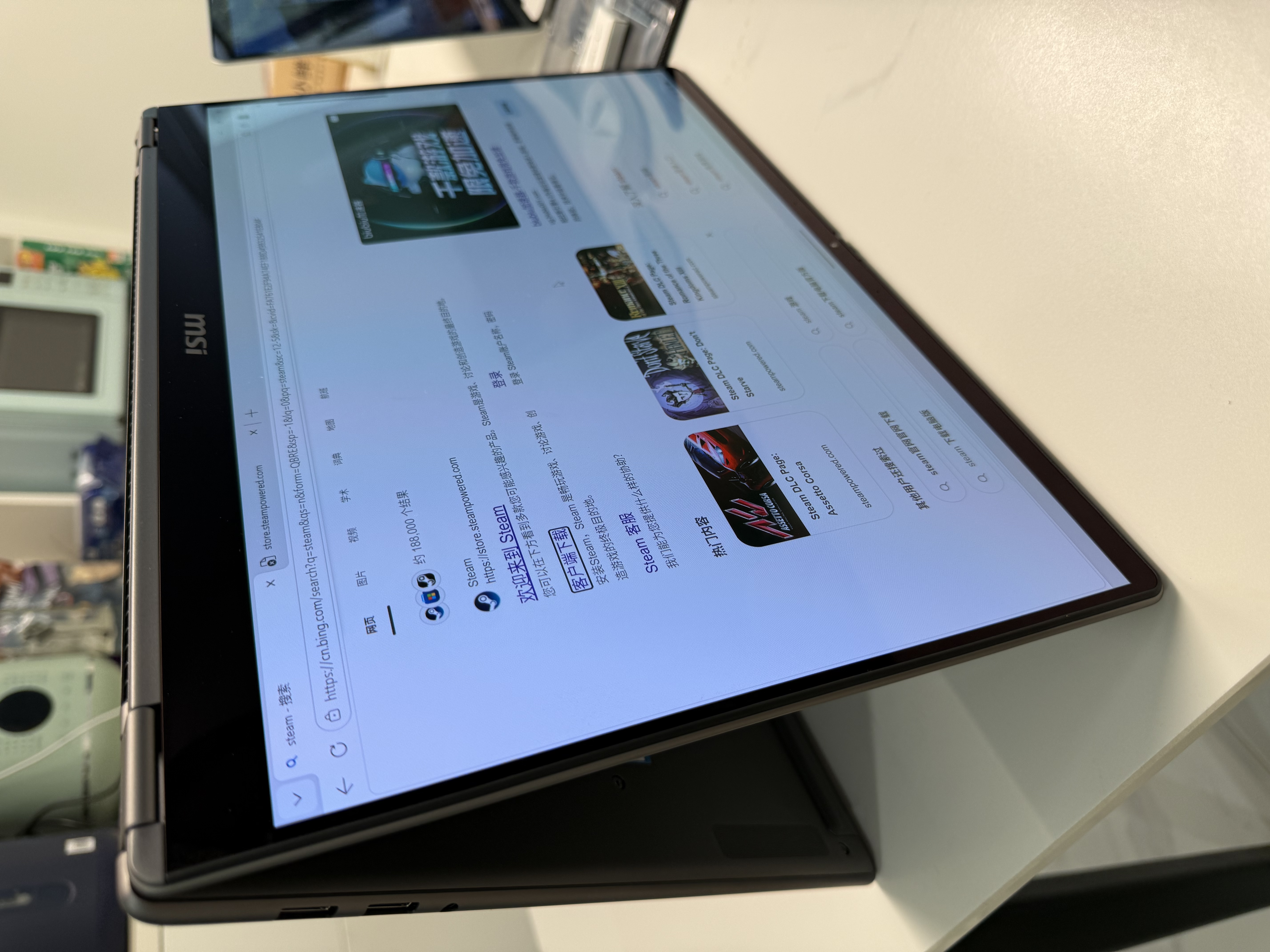 微星（MSI）尊爵16 Flip AI+ 酷睿UltraX7 358H全能本商务办公轻薄笔记本电脑(16英寸 32G 2T 2.8K)触控翻转屏 实拍图