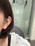 QMXDS999纯银耳钉女2026年新款养耳洞耳环睡觉免摘耳骨钉耳棒防堵针 s999足银耳钉 一对 实拍图