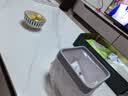 佳帮手车载桌面垃圾桶2.4L无盖家用客厅梳妆台垃圾收纳桶网红轻奢白色 实拍图