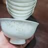 陶相惠 陶瓷饭碗4.5英寸汤碗家用餐具骨瓷防烫高脚米饭碗10只套装微波炉 实拍图
