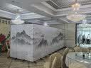 古风今现宋式美学折叠移动新中式山水屏风隔断客厅酒店茶室实木卫生间遮挡 胡桃木-万象山 1扇 宽60*高200cm 实拍图