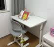育才儿童学习椅中小学生写作业写字椅子升降调节滑动追背椅靠背书桌椅 小栋梁软垫款  灰 升降42-56cm【11cm追背+15cm宽脚踏】 实拍图