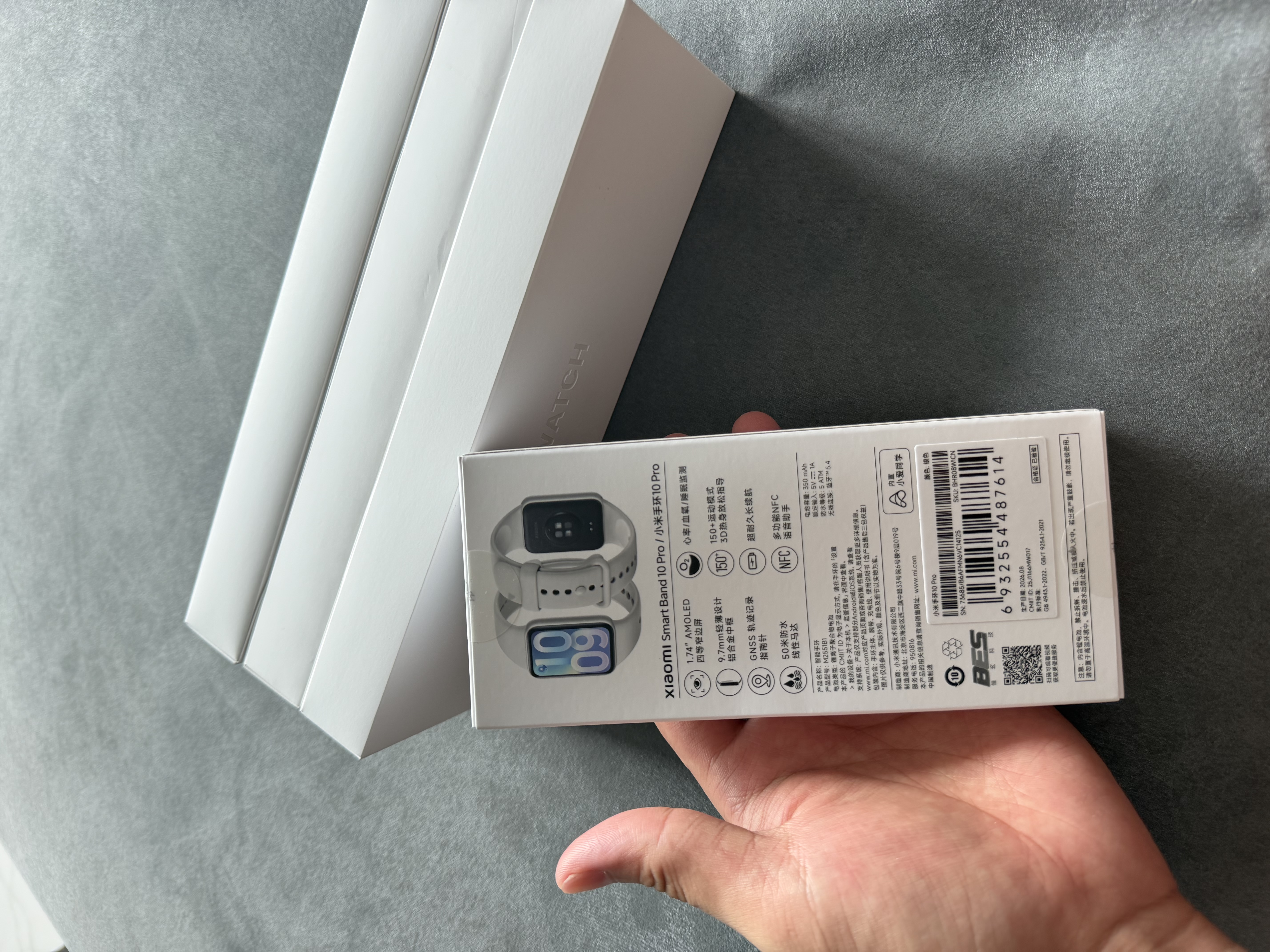 Apple/苹果WatchS11智能手表GPS+蜂窝款46毫米深空灰色铝金属表壳黑色运动型表带M/L-联通补贴 实拍图