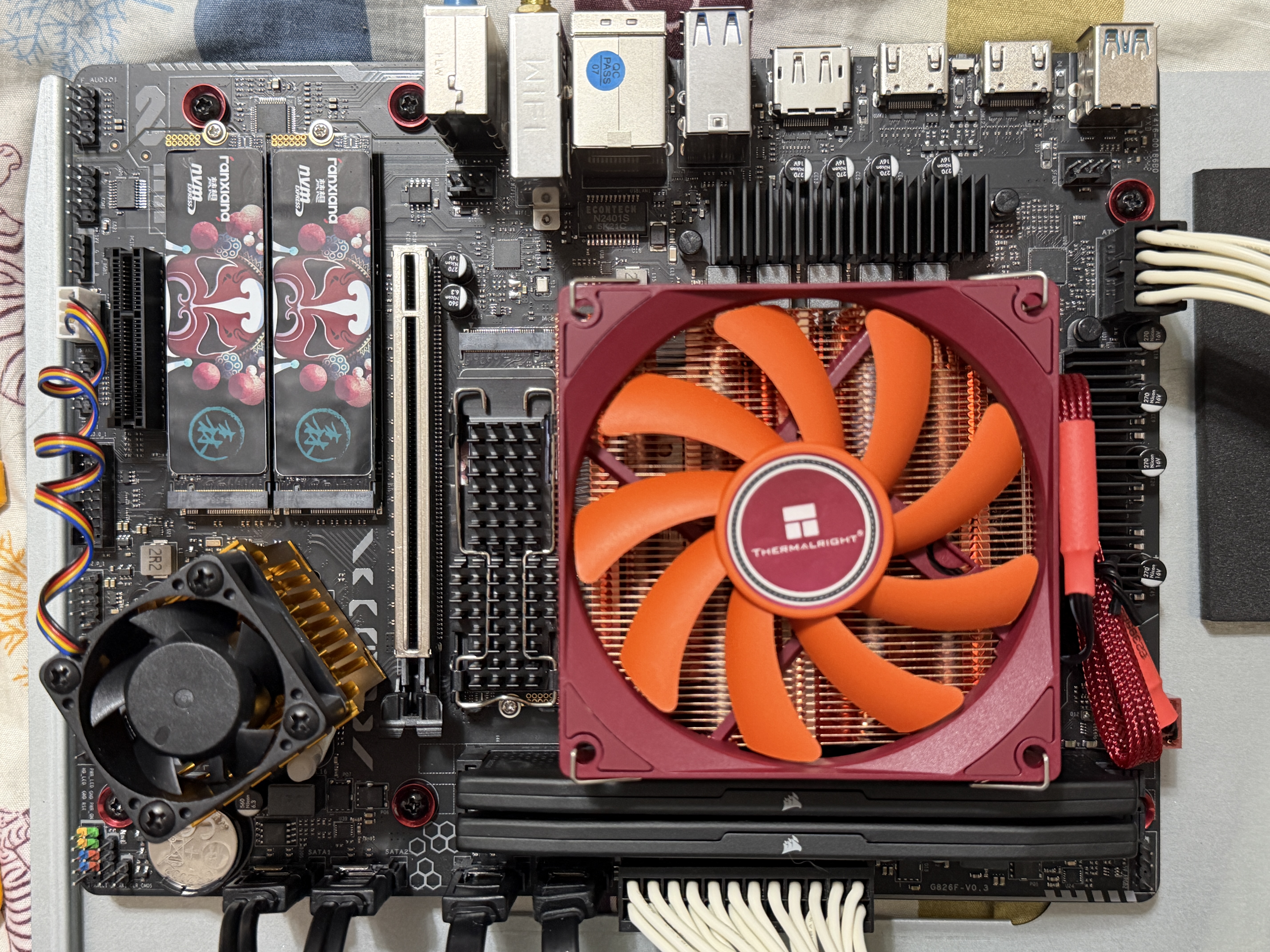 利民（thermalright）AXP90-X47 FULL 纯铜下压风冷散热器 47mm AGHP热管全回流焊工艺 支持LGA1700 双平台扣具 实拍图
