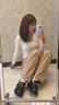 CAMILA KSENIA小皮鞋女士2026新款秋季厚底单鞋子时尚品牌鞋子漆皮乐福鞋一脚蹬 黑色 38 实拍图