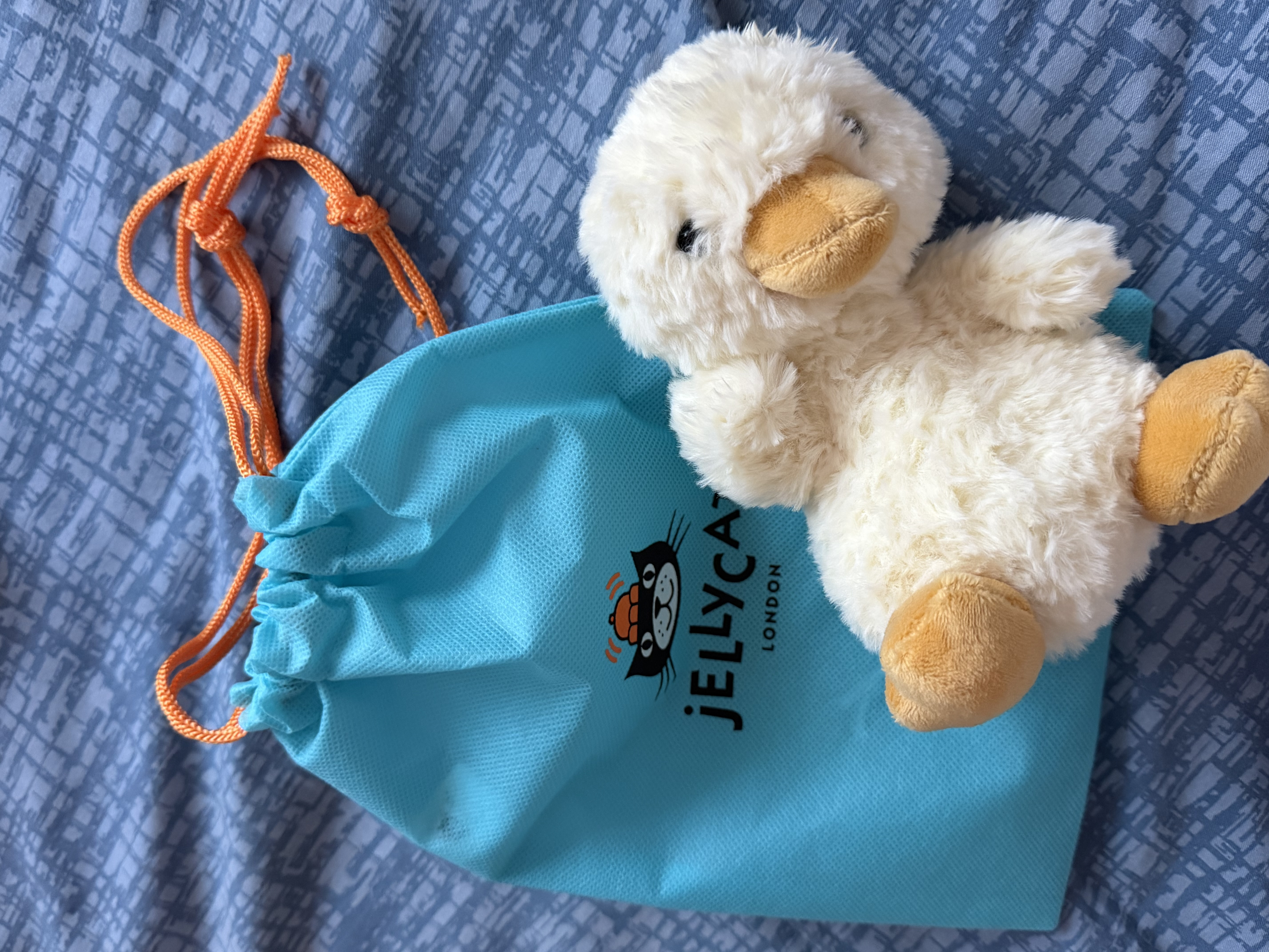 Jellycat甜美小鸭可爱公仔动物毛绒玩偶小玩偶陪伴娃娃送礼生日礼物 甜美小鸭 One Size 实拍图