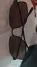 红叶水晶茶水晶太阳镜高清养目时尚大框男士户外遮阳东海石头墨镜百搭父亲 实拍图