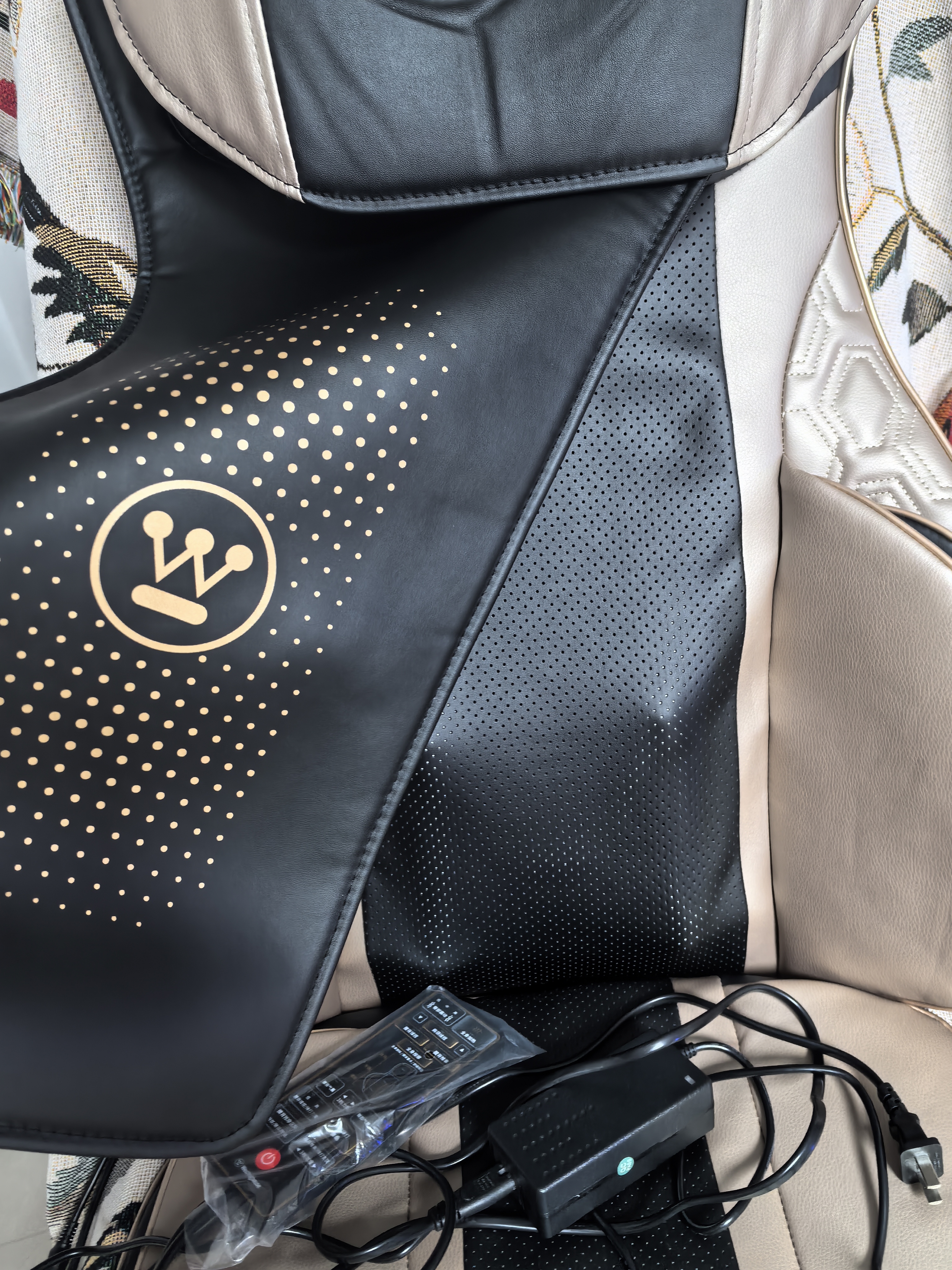 西屋（Westinghouse）分体按摩椅S180/S150按摩靠垫办公室肩颈按摩器腰背臀全身按摩家用按摩垫中秋节礼物送父母 【双垫提升体验】S180玄武黑-捶背揉肩 【双轨双臂揉锤按摩大师】 实拍图