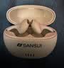 山水（SANSUI）W176 蓝牙耳机不入耳开放式 骨传导概念无线耳夹式夹耳 运动跑步通话降噪 适用于苹果小米华为 白 实拍图