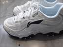 李宁红糖丨老爹鞋男秋冬季复古通勤减震回弹厚底增高休闲鞋运动鞋 【红糖大logo】白/银色(127款)-3 42 实拍图
