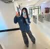 adidas通勤百搭三条纹休闲运动夹克外套男女春秋阿迪达斯三叶草   深靛蓝（推荐选大一码)   XL 实拍图