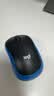 罗技（Logitech）M185鼠标 无线鼠标 办公鼠标 对称鼠标 黑色蓝边 带无线2.4G接收器 实拍图