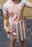 361°儿童泳衣女童女孩夏季可爱连体裙式平角中大童游泳衣装备泳装 实拍图