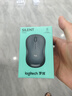 罗技（Logitech）M220 轻音鼠标 无线鼠标 办公鼠标 对称鼠标 带无线微型接收器 灰黑色 实拍图