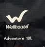 WELLHOUSE折叠小背包户外跑步旅行双肩包学生书包10L雅致黑 实拍图