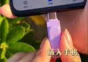 Sandisk闪迪128GB Type-C USB3.2 手机U盘DDC3紫色 读速高达400MB/s 自动备份 手机电脑两用 双接口大容量优盘 实拍图