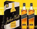 尊尼获加（JOHNNIE WALKER）洋酒12年黑方黑牌双支礼盒装500ml*2瓶苏格兰调和型威士忌 实拍图