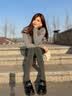 CAMILA KSENIA小皮鞋女士2026新款秋季厚底单鞋子时尚品牌鞋子漆皮乐福鞋一脚蹬 黑色 38 实拍图