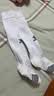 卡尔美（KELME）长筒足球袜防滑纱厚底高筒专业足球比赛训练精英运动袜 白色 S 实拍图