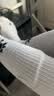 卡尔美（KELME）长筒足球袜防滑纱厚底高筒专业足球比赛训练精英运动袜 白色 S 实拍图