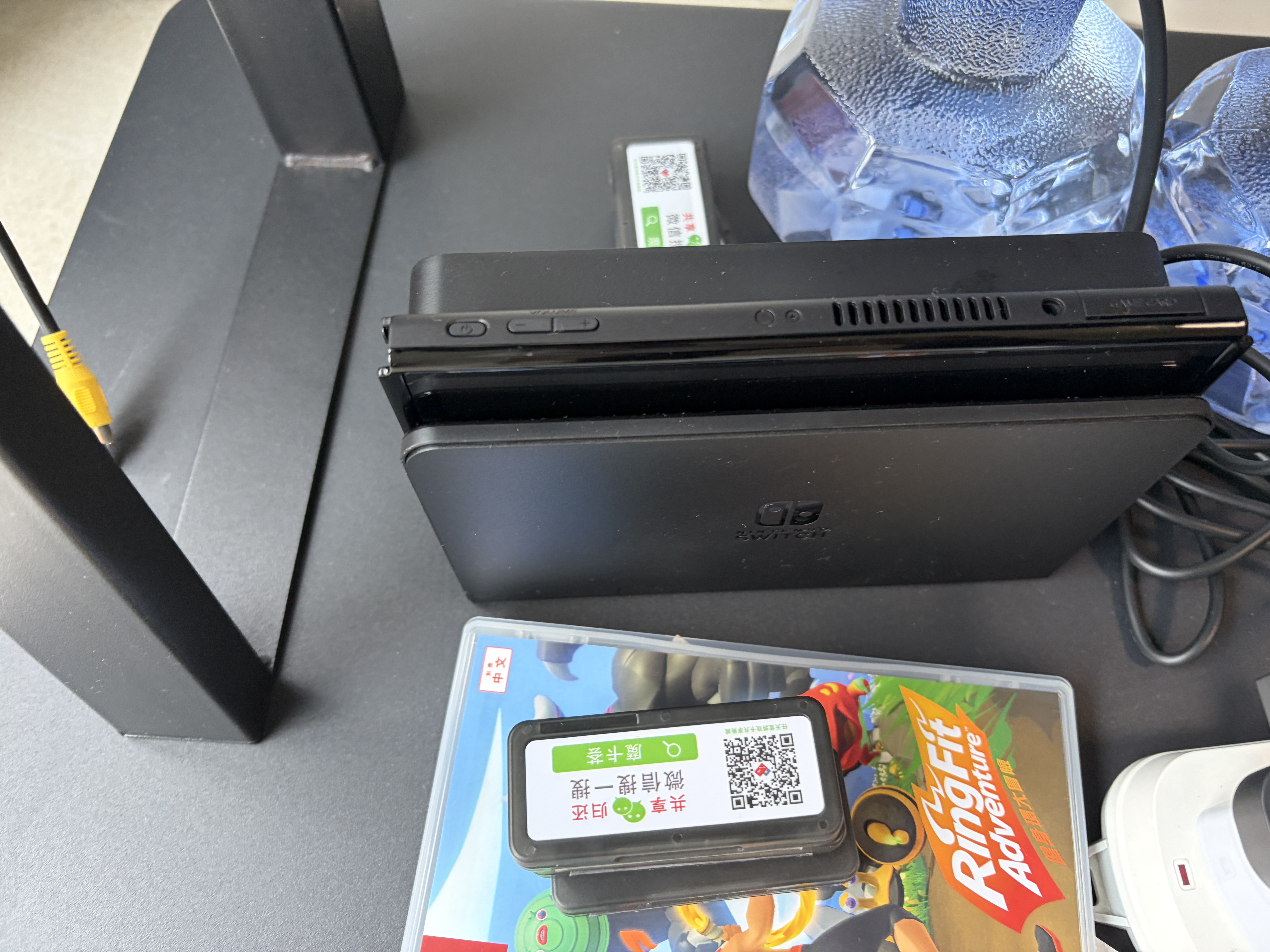 任天堂（Nintendo）【国内保税仓】Switch2/1代 OLED/续航加强日版/港版便携家用ns体感游戏机掌机 港版OLED红蓝+健身环大冒险 实拍图