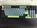 雷柏（Rapoo）V700DIY-98升级款 三模客制化无线机械键盘gasket结构7层填充消音全键热插拔键盘 黑灰绿(弹白轴) 实拍图