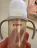 贝亲（Pigeon）自然离乳 PPSU重力球吸管双把手奶瓶 240mL 6月+ AA252 实拍图