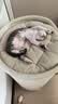 兽牌树洞剑麻桶猫窝猫抓板一体剑麻猫爬架双层大猫屋半封闭式四季通用 燕麦奶白丨三层剑麻桶 实拍图