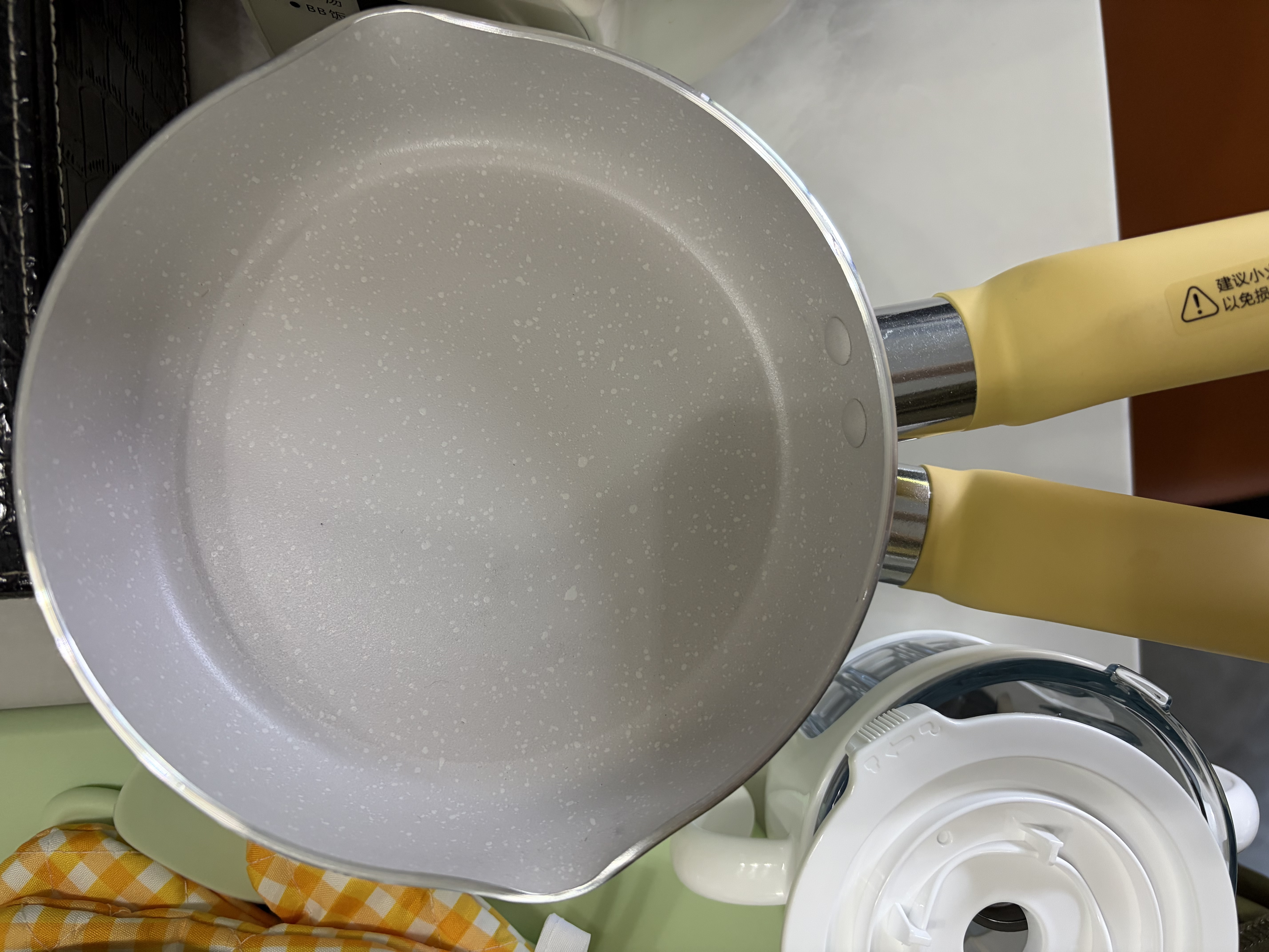 苏泊尔（SUPOR）奶锅不粘锅平底辅食锅 煮面汤锅热奶 辅食工具套装 TH2303E 实拍图