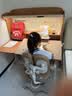 GMYD光明园迪儿童学习桌中小学生家用全实木可升降可调节写字桌H6组合 H6 120樱桃橡+V7-2卡其+珊瑚粉椅套 实拍图