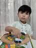 木丸子轨道积木多功能实木棋盘小火车五子棋儿童早教益智生日礼物桌游戏 实拍图