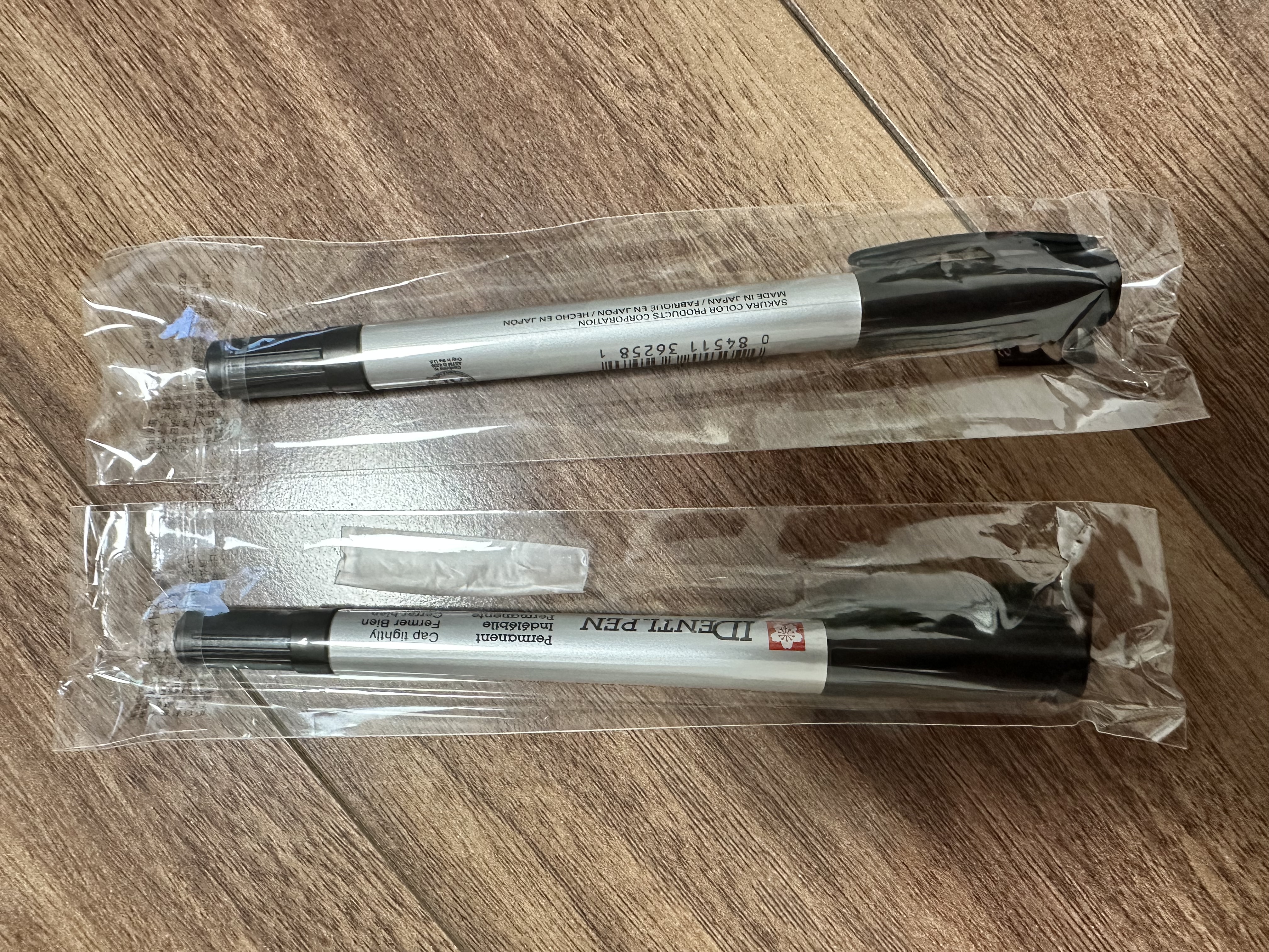 樱花（SAKURA）双头记号笔 黑色 签字笔马克笔油性勾线笔光盘刻字笔  实拍图
