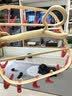 茶花衣架子晾衣夹子折叠晾衣架晒袜子内衣架(16夹+2夹子)浅红折叠设计防风挂钩室内晾晒夹子不伤衣收纳方便 实拍图