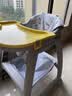 爱婴树宝宝餐椅儿童多功能肯德基同款座椅婴幼儿吃饭婴儿1-6家用餐桌椅 豪华款-黄【双餐盘+坐垫+置物兜+安全带】刹车万向轮 加倍稳固/舒适坐感/安心严选 实拍图