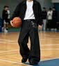 OEMG 蛇纹丹宁牛仔裤男士春夏季直筒百搭显瘦垂感微喇潮牌长裤子 原牛黑色 【专柜品质】 XL [建议110-130斤] 实拍图