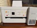爱普生（EPSON）【6代新品】L4356墨仓式彩色无线AI学习打印机一体机家用/办公  L4266升级版(自动双面 液晶屏 白) 实拍图