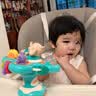 COOKSS宝宝餐椅玩具0-1岁婴儿餐桌吸盘转转乐6个月以上摇铃益智早教礼物 实拍图
