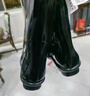 回力男士高中筒雨鞋成人雨靴胶鞋套鞋防水鞋水靴XHL38-B 黑色高筒 45  实拍图