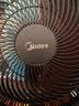 美的（Midea）【超级单品】七叶轻音立式电风扇家用柔风落地扇台式桌面小型风扇大风量节能摇头宿舍电扇 SAF30AB 实拍图