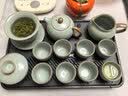 京东京造茶具整套功夫茶壶杯盘套装实用带茶盘中秋送礼物家用天青汝窑16件 实拍图