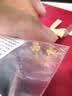 周六福小金花足金999黄金耳钉女生日礼物计价AC090379 一对 约0.67g 实拍图
